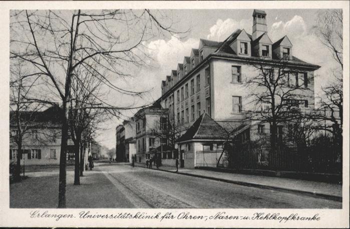 ERLANGEN Bayern Universitaetsklinik fuer Ohren Nasen