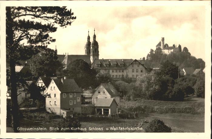 Goessweinstein Kurhaus Schloss Kirche