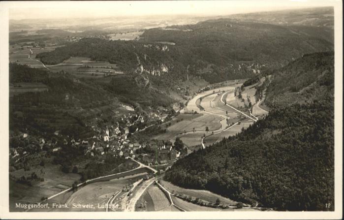 Muggendorf Fraenkische Schweiz Fliegeraufnahme