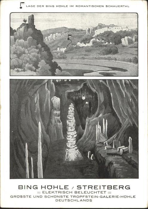 Streitberg Oberfranken Bing Höhle
