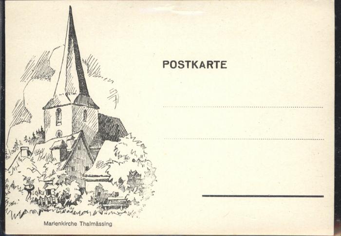 Thalmaessing Mittelfranken Marien Kirche