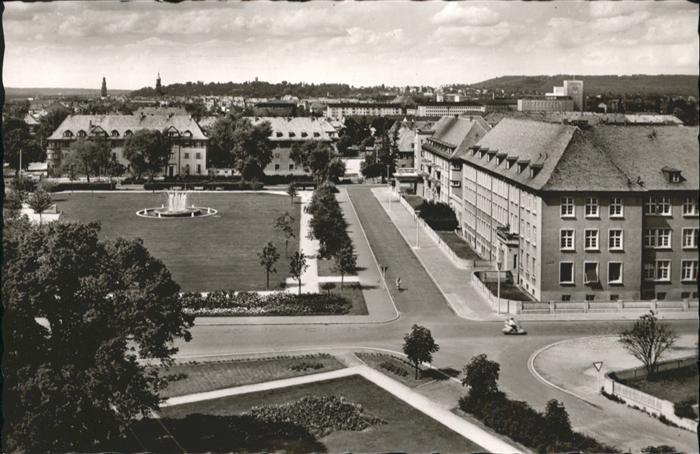 ERLANGEN Bayern Ohmplatz Friedrich Rueckertschule Brunnen