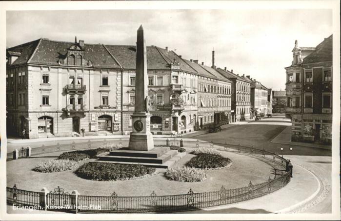 ERLANGEN Bayern Kaiser Wilhelm Platz