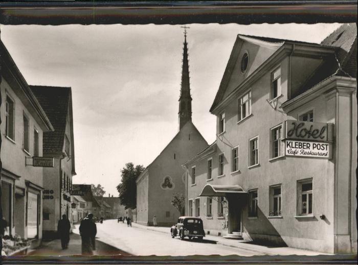 Saulgau Bad Sigmaringen BW Hauptstrasse Hotel Kleber Post