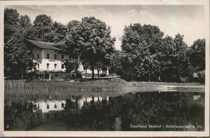 Chiemsee Bayern Gasthaus Seehof Schfwaschen