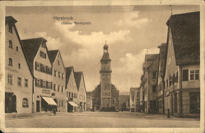 Hersbruck Bayern Marktplatz