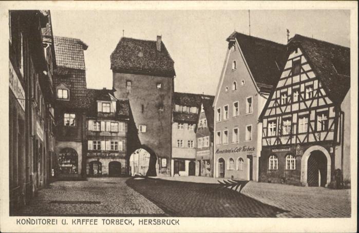 Hersbruck Bayern Konditorei Cafe Torbeck
