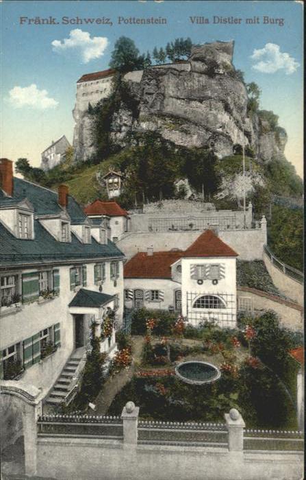Pottenstein Oberfranken Villa Distler Burg