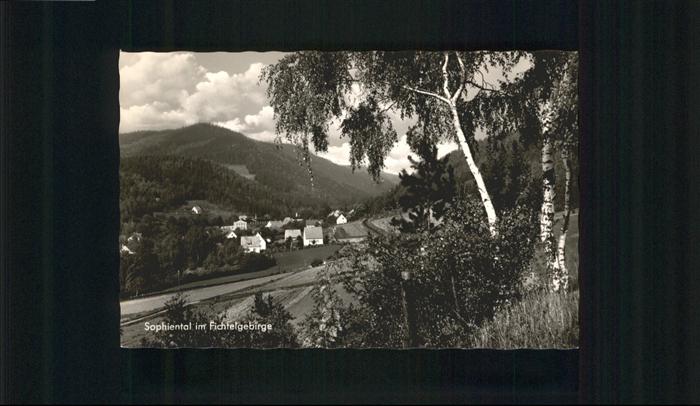 Sophiental Fichtelgebirge