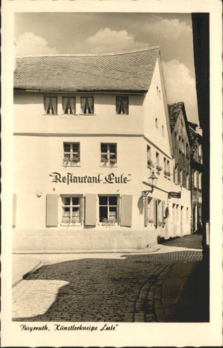 BAYREUTH Bayern Kuenstlerkneipe Eule