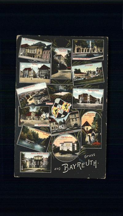 BAYREUTH Bayern Schloss Fantasie Opernhaus Rathaus