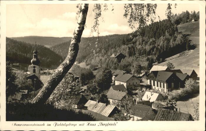 Oberwarmensteinach Haus Bergfriede