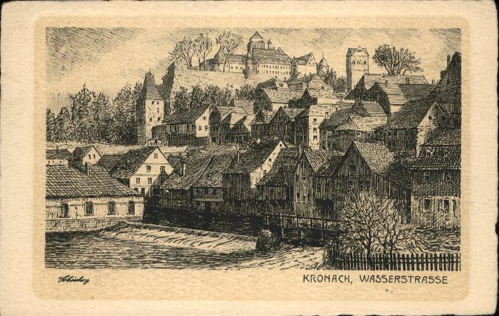 Kronach Oberfranken Wasserstrasse