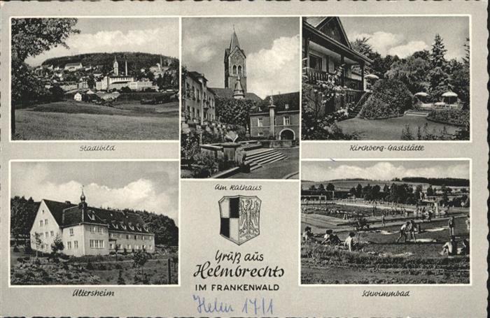 Helmbrechts Rathaus Kirchberg Gaststätte Schwimmbad