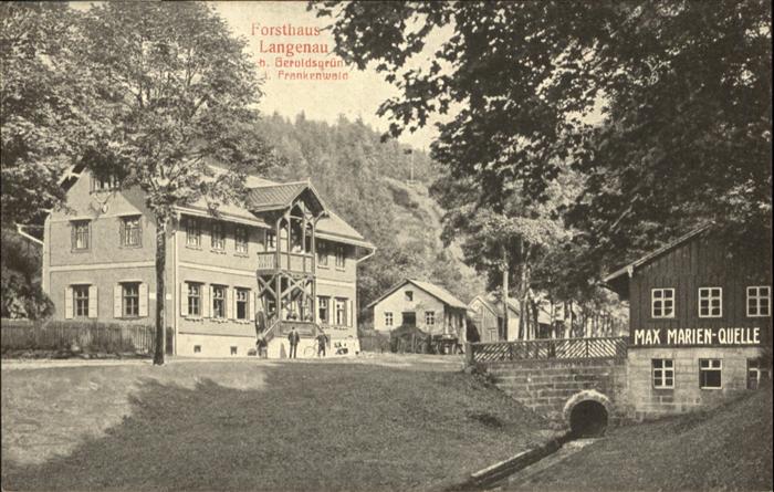 Langenau Oberfranken Max Marienquelle