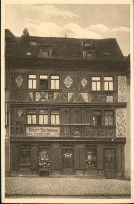 WueRZBURG Bayern Fachwerkhaus Neubaustrasse Bachmannshaus