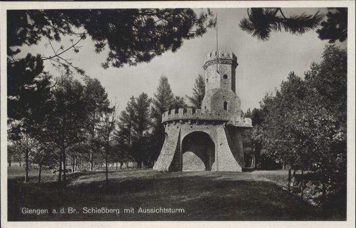 Giengen Brenz Schiessberg Aussichtsturm