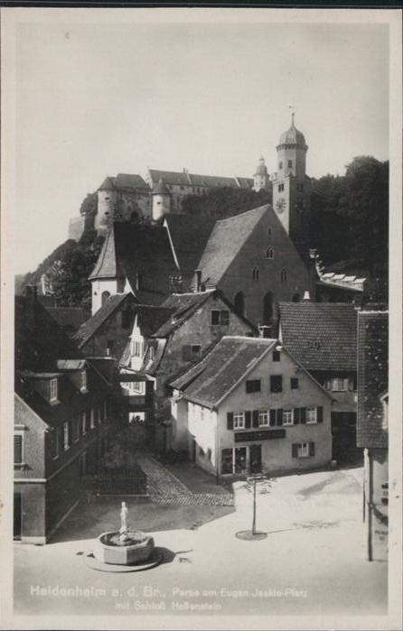 Heidenheim Brenz Eugen Haekle Platz Schloss Hellenstein