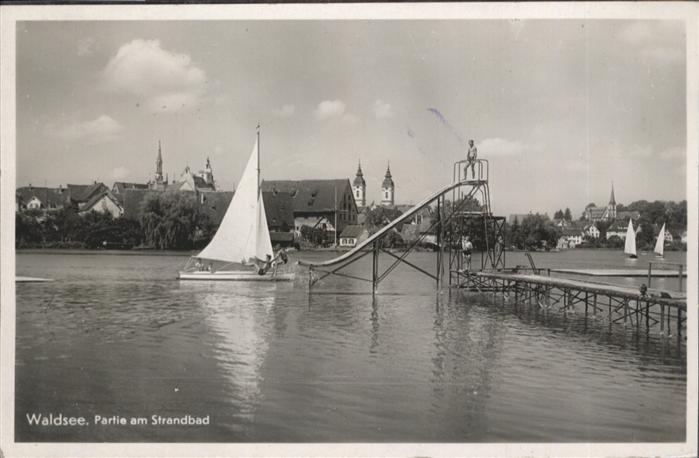 Bad Waldsee Strandbad Segelboote