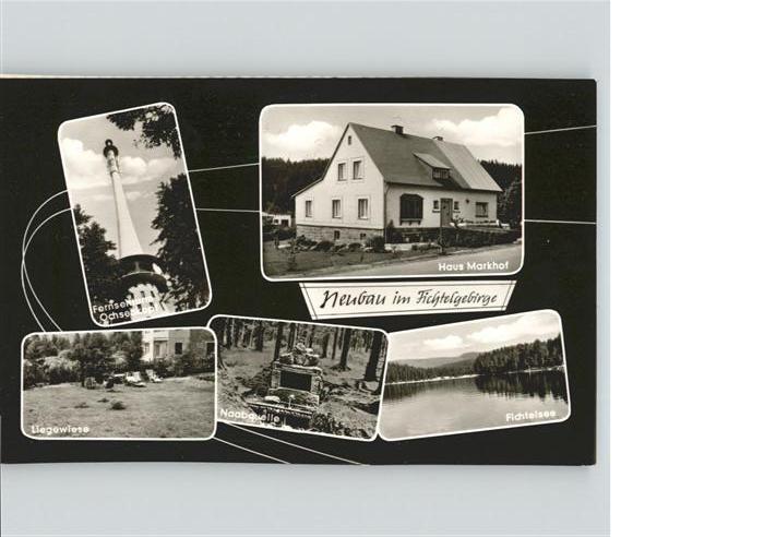 Neubau Oberfranken Fernsehturm Haus Markhof Fichtelsee