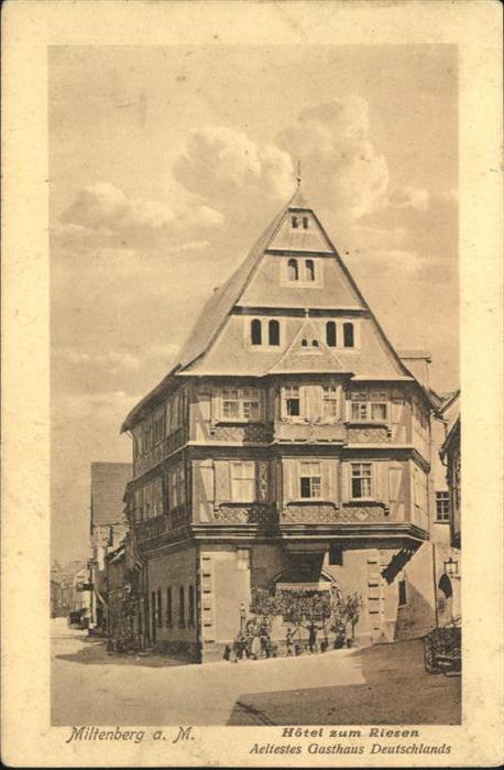 Miltenberg Main Hotel zum Riesen