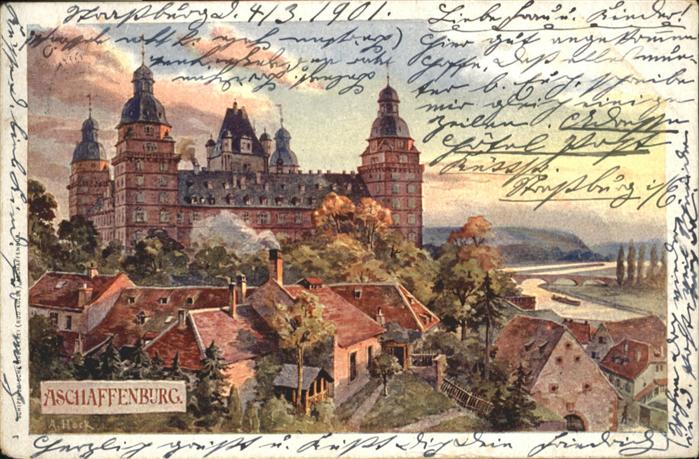 Aschaffenburg Main Künstler A Hock