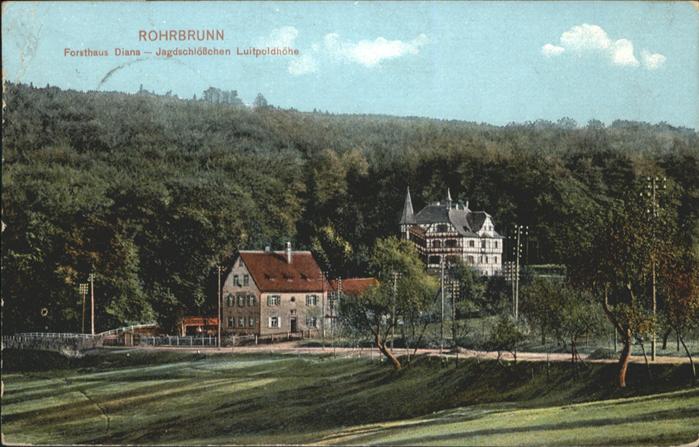 Rohrbrunn Forsthaus Diana Jagdschlösschen Luitpol
