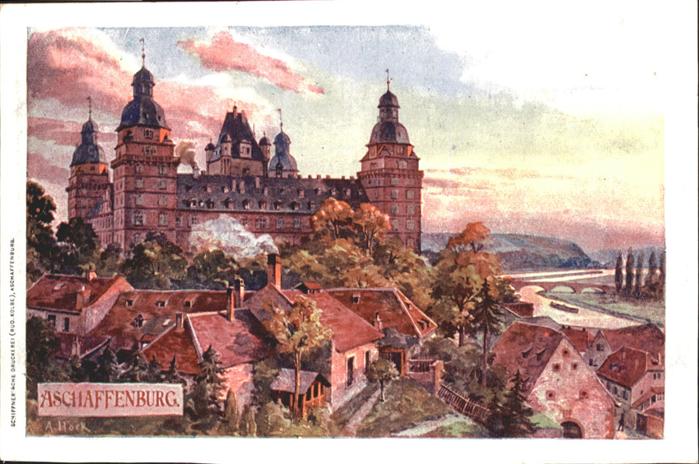 Aschaffenburg Main Künstler A Hock