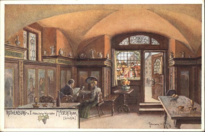 Rothenburg Tauber Meistertrunk Weinkeller