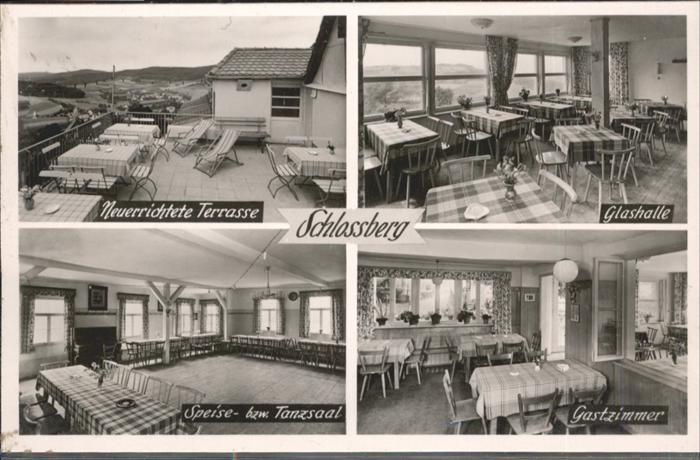 Schlossberg Heideck Gasthaus Igel Terrasse Glashalle Gastzi