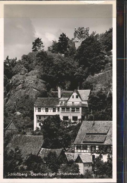 Schlossberg Heideck Gasthaus Igel Schlossruine
