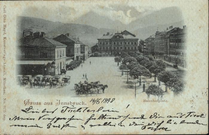 Innsbruck Bahnhofsplatz Kutsche