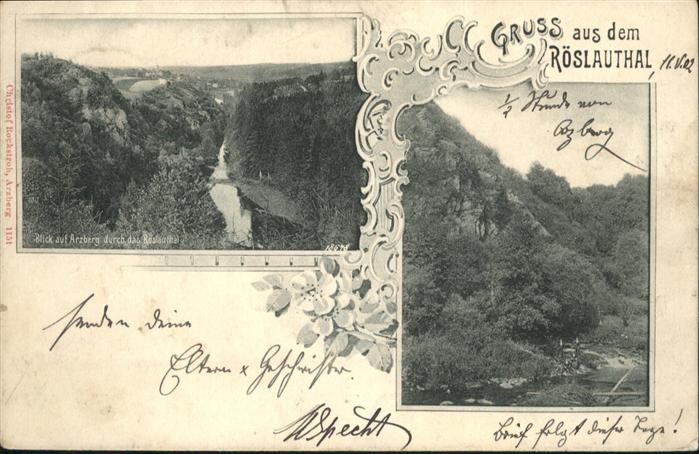 Arzberg Oberfranken Röslauthal