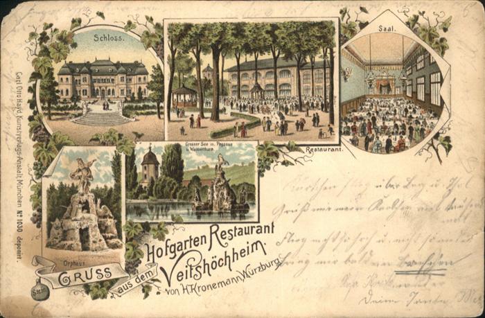 Veitshoechheim Hofgarten Restaurant