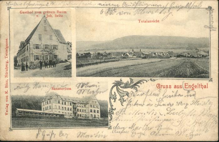 Engelthal Mittelfranken Gasthof zum grünen Baum Sanatorium