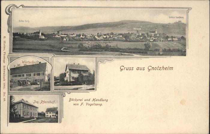 Gnotzheim Pfarrhof Bäckerei Vogelsang