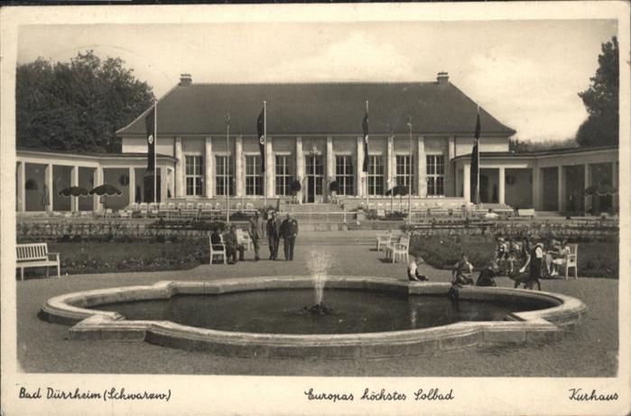 Bad Duerrheim Europas Solbad Kurhaus Springbrunnen NZ4