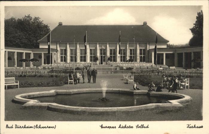 Bad Duerrheim Solbad Kurhaus Springbrunnen NZ4