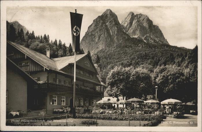 GARMISCH-PARTENKIRCHEN Bayern Waxensteine Hotel Hoellentalklamm NZ4