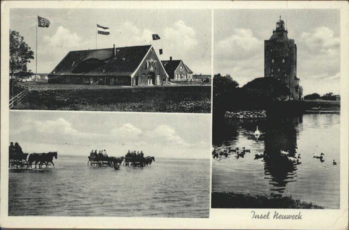 Cuxhaven Nordseebad Insel Neuwerk Kutsche NZ4