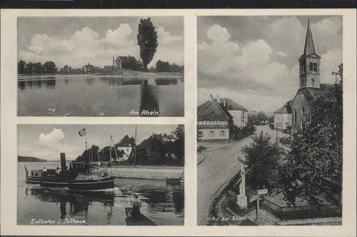 Durmersheim Zollhafen Zollhaus Schiff NZ4