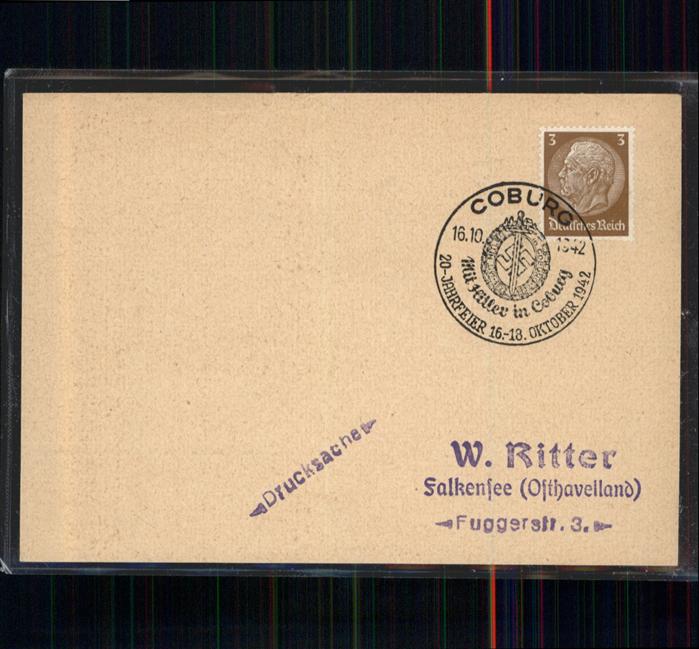 Coburg Bayern [Stempelabschlag]  NZ4