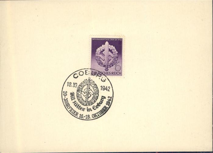 Coburg Bayern [Stempelabschlag] NZ4