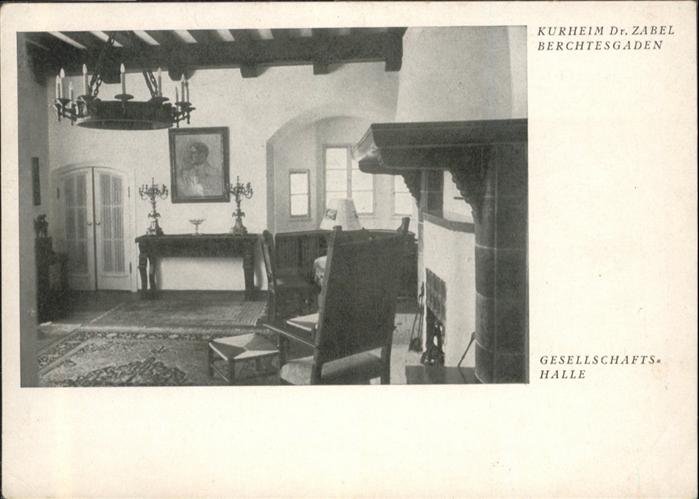 BERCHTESGADEN Bayern Kurheim Dr Zabel Gesellschaftshalle NZ4