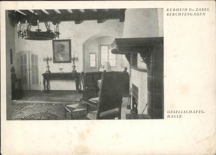 BERCHTESGADEN Bayern Kurheim Dr Zabel Gesellschaftshalle NZ4
