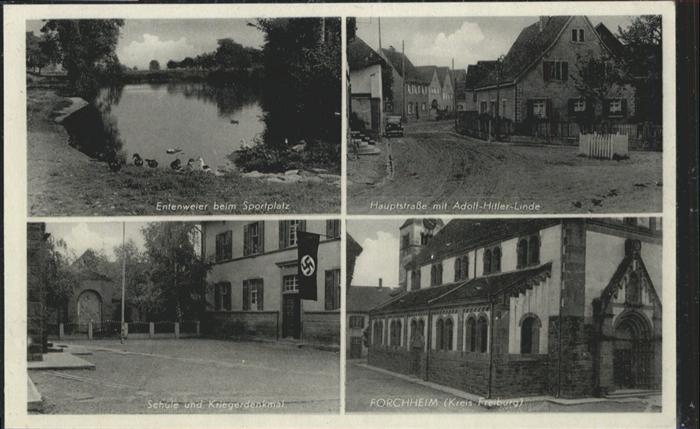 Forchheim Oberfranken Entenweiher Hautpstrasse Schule Krieger
