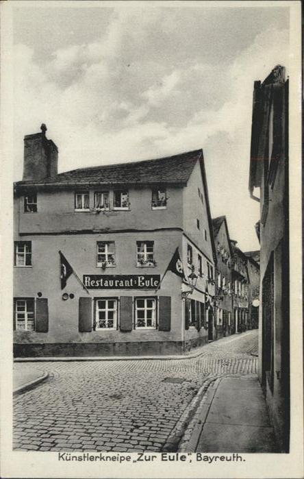 BAYREUTH Bayern Kuenstler Kneipe zur Eule NZ4