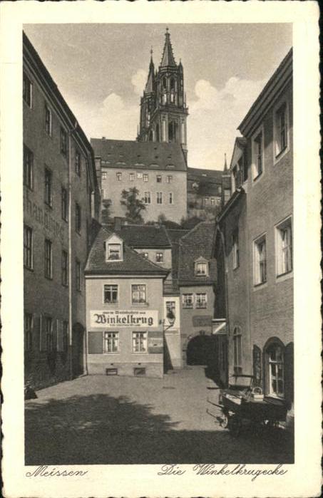 Meissen Elbe Sachsen Winkelkrugecke