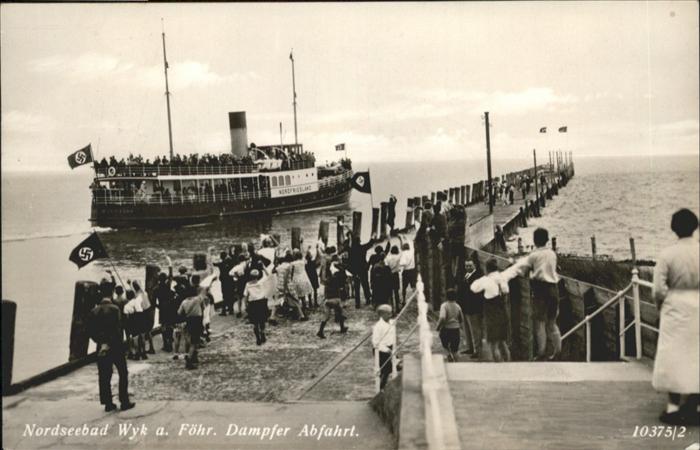 Wyk Foehr Dampfer Abfahrt NZ4