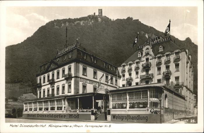 Koenigswinter Hotel Duesseldorfer Hof Weingrosshandlung NZ4